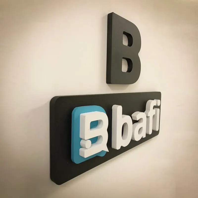 שילוט חזית ופנים של באפי BAFI — עבודה של אדם שלטים — תמונה 3