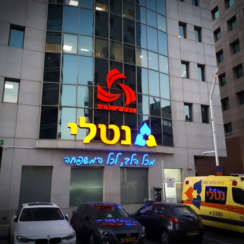שילוט ומיתוג עבור נטלי שירותי רפואה דחופה — עבודה של אדם שלטים — תמונה 4