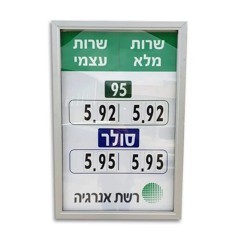 לוח מודעות לרשות או מוסד ציבורי — ייצור של אדם שלטים — תמונה 2